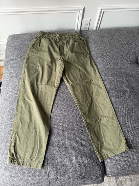Uniqlo Pants - Uniqlo Women's cotton relaxed ankle pants